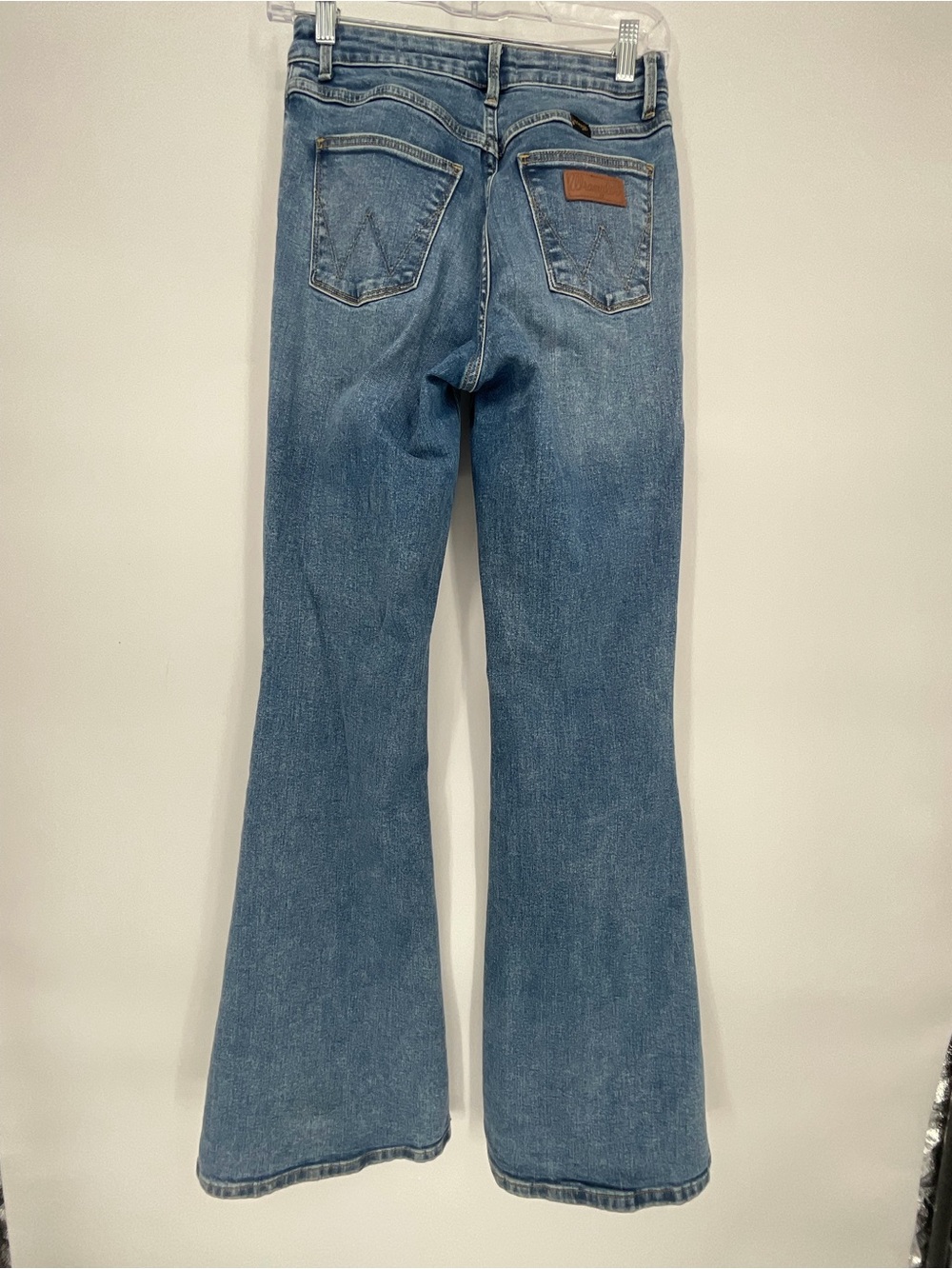 Wrangler Classic High-Rise Flare Jeans in Light Blue - Women - Picture 6 of 7